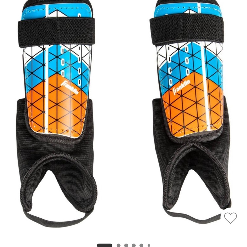 Field Master Kids Protective Blue Shin Guards - Picture 4 of 4